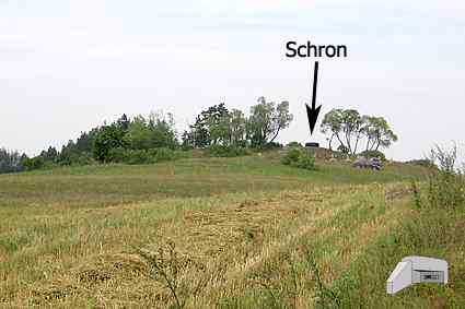 [Widok schronu od po�udnia]