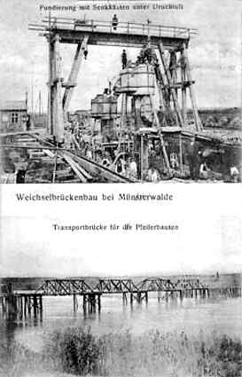 [Most w czasie budowy]