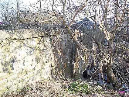 [Widok schronu od strony wej�cia]