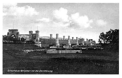 [Widok mostu przed 1914 rokiem]