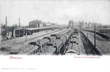 [Widok mostu przed 1903 rokiem]