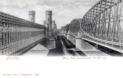 [Widok mostu przed 1914 rokiem]