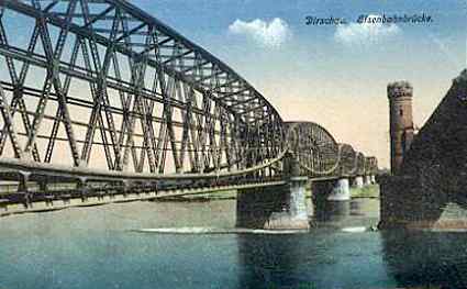 [Widok mostu przed 1914 rokiem]