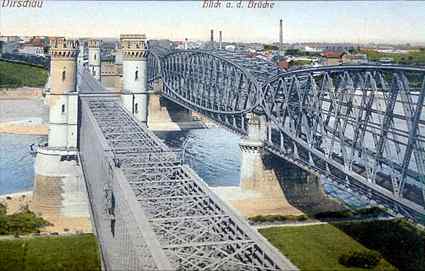 [Widok mostu przed 1914 rokiem]