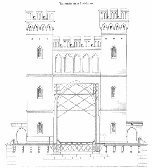 [Widok starego mostu kolejowego]
