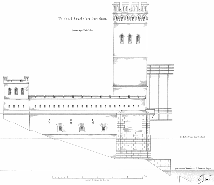 [Widok starego mostu kolejowego]