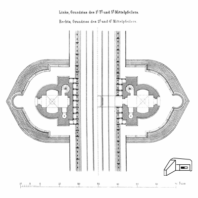 [Widok starego mostu kolejowego]