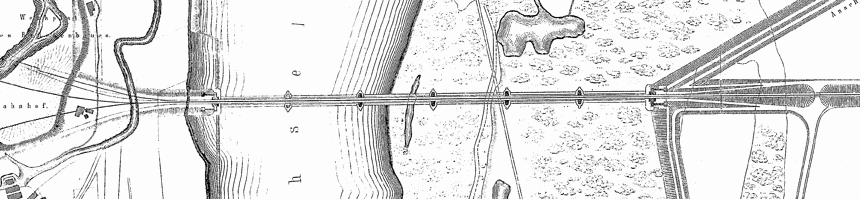 [Widok starego mostu kolejowego]
