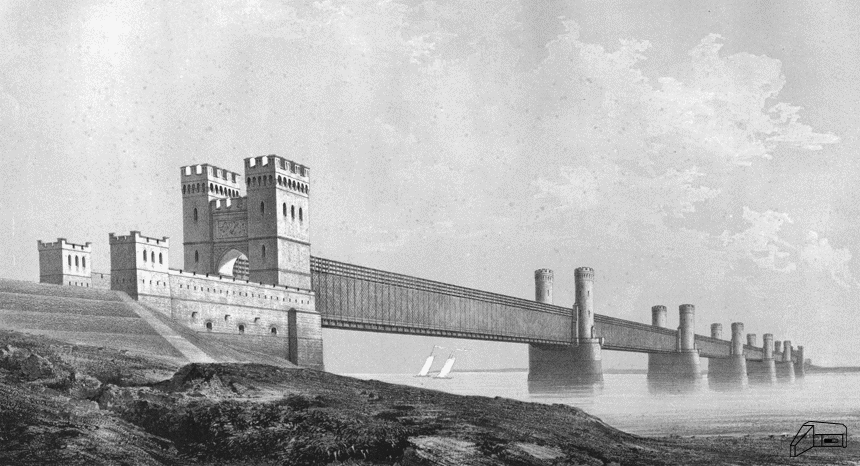 [Most po budowie w 1857 roku]