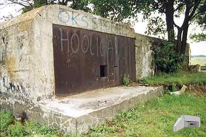 [Widok schronu od po�udnia]