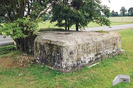 [Widok schronu od p�nocy]